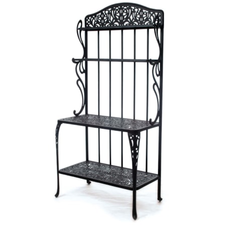 Tuscany Cast Aluminum Storage Rack