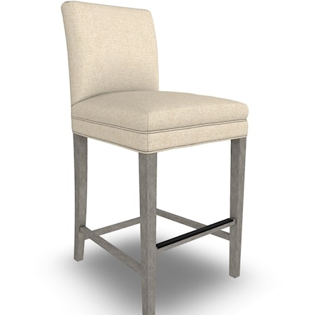 Casual 30" Upholstered Bar Stool