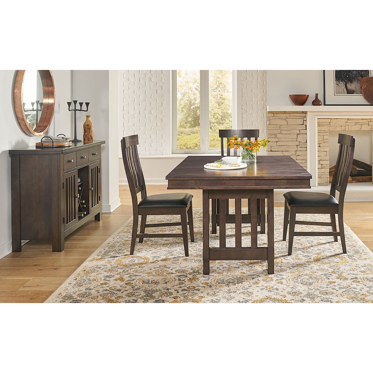 AAmerica Bremerton 5-Piece Table and Chair Set