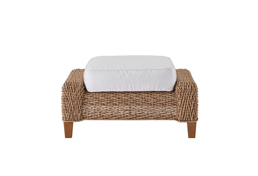 Coastal Living Outdoor Outdoor Laconia Ottoman  by Universal at Zak's Home