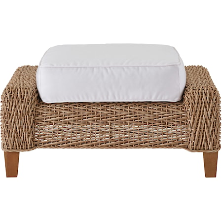 Outdoor Living Rattan Ottoman