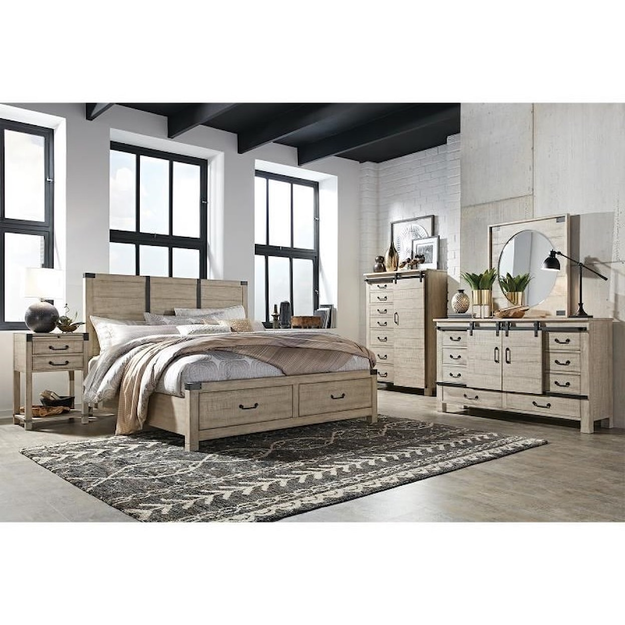 Magnussen Home Radcliffe Bedroom Queen Bedroom Group