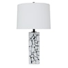 Signature Design Macaria Marble Table Lamp