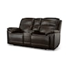 Flexsteel 1759 Jackson Power Reclining Console Loveseat