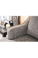 Furniture of America - FOA Erika Contemporary Sofa with Sloped Arms and Nailhead Trim