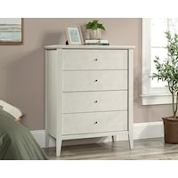 Transitional Four-Drawer Chest of Drawers