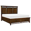 Homelegance Frazier Park Queen Platform Bed with Footboard Storage