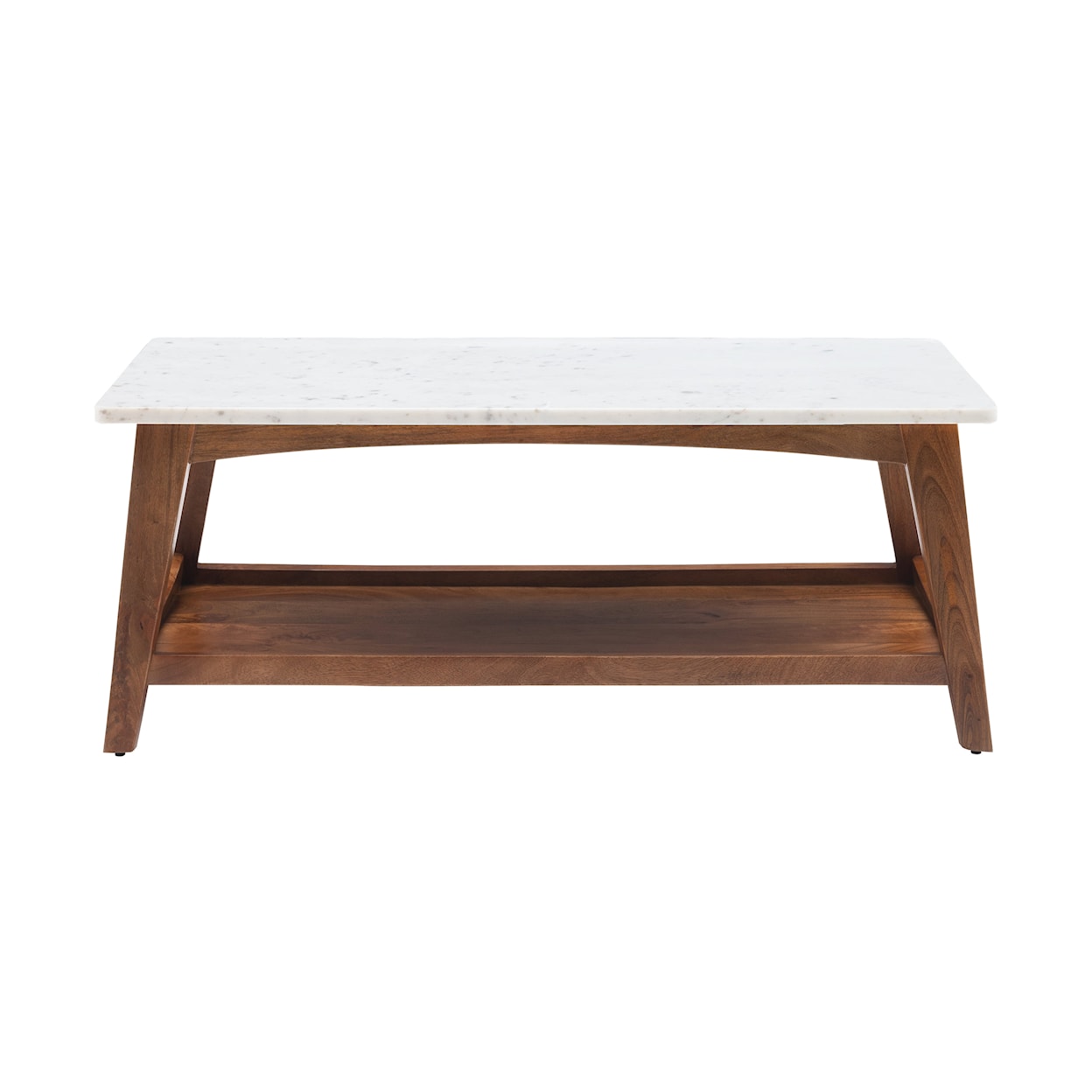 Powell Rainier Coffee Table with White Marble Top