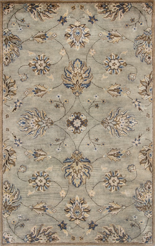 5' X 8' Grey Allover Kashia Area Rug