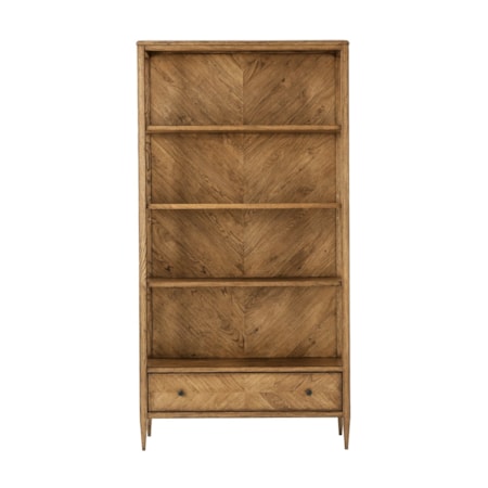 Open Bookcase with Drawer