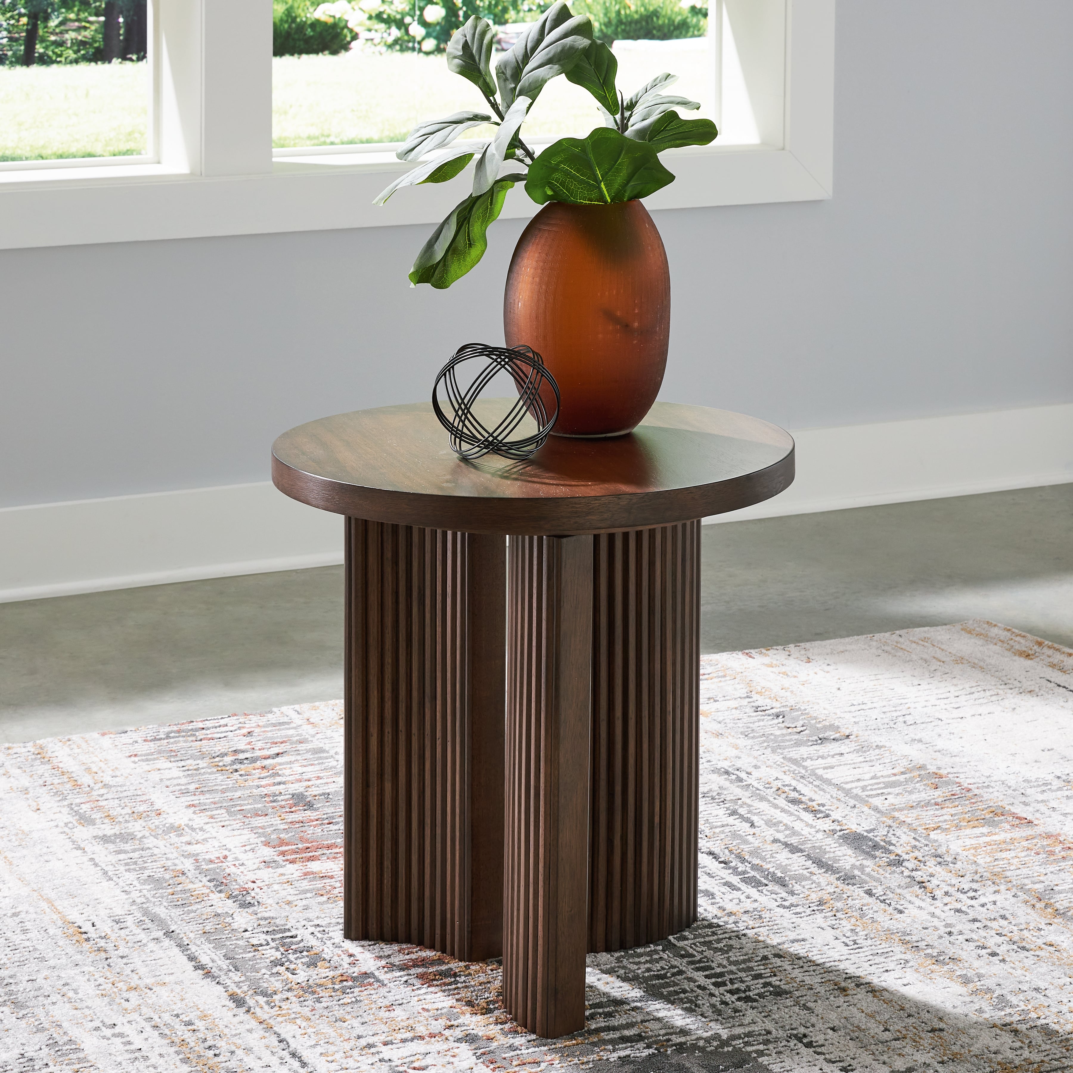 Signature Design by Ashley Korestone Round End Table