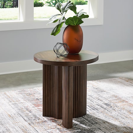 Round End Table