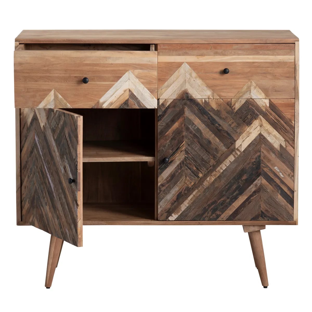 2-Drawer 2-Door Cabinet