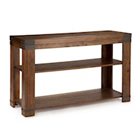 Arusha Industrial 2-Shelf Sofa Table