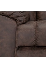 Springfield & Company 4703 Connery Casual Manual Swivel Rocker Recliner with Pillow Arms