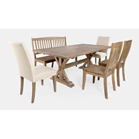 6-Piece Dining Table and Chair Set