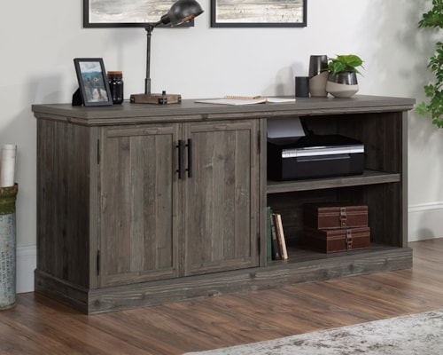 Modern Farmhouse Office Storage Credenza with Adjustable Shelves
