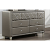 Furniture of America - FOA Xandria 7-Drawer Dresser with Diamond Tufting