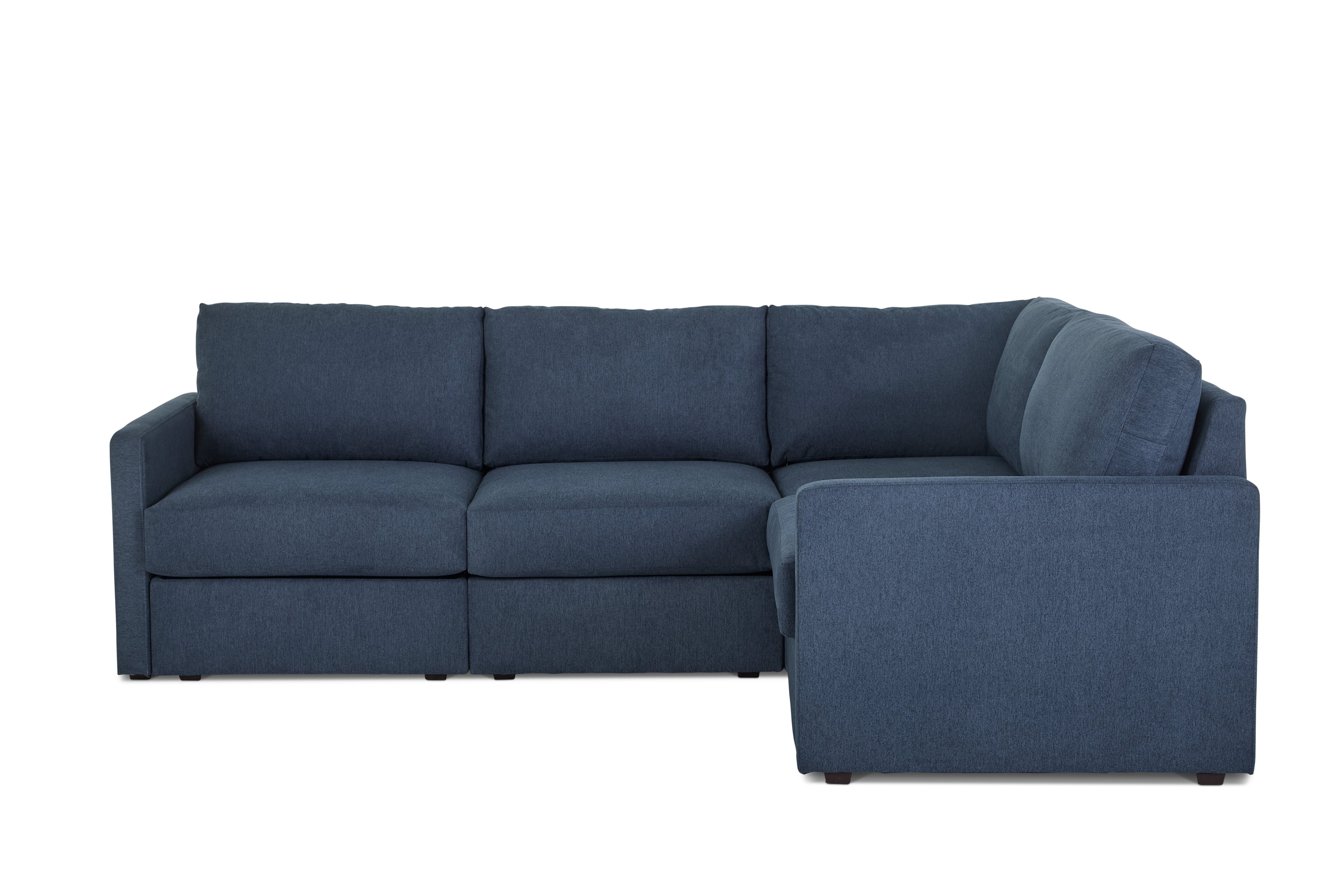 Narrow-Arm 4-Seat Sectional Sofa