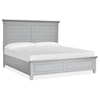 Magnussen Home Charleston Bedroom King Panel Bed - Grey