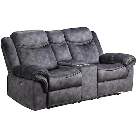 Power Console Reclining Loveseat