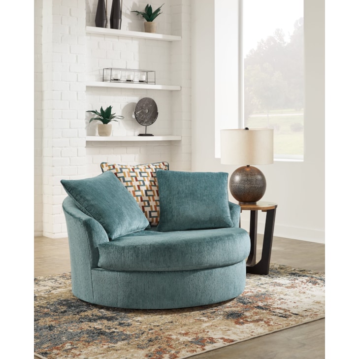 Oversized Round Swivel Chair Ashley Furniture Bedroom Chairs