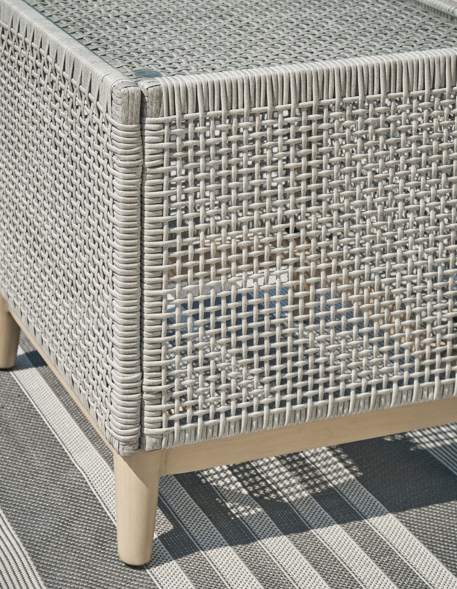 Signature Design by Ashley Seton Creek Outdoor Square End Table