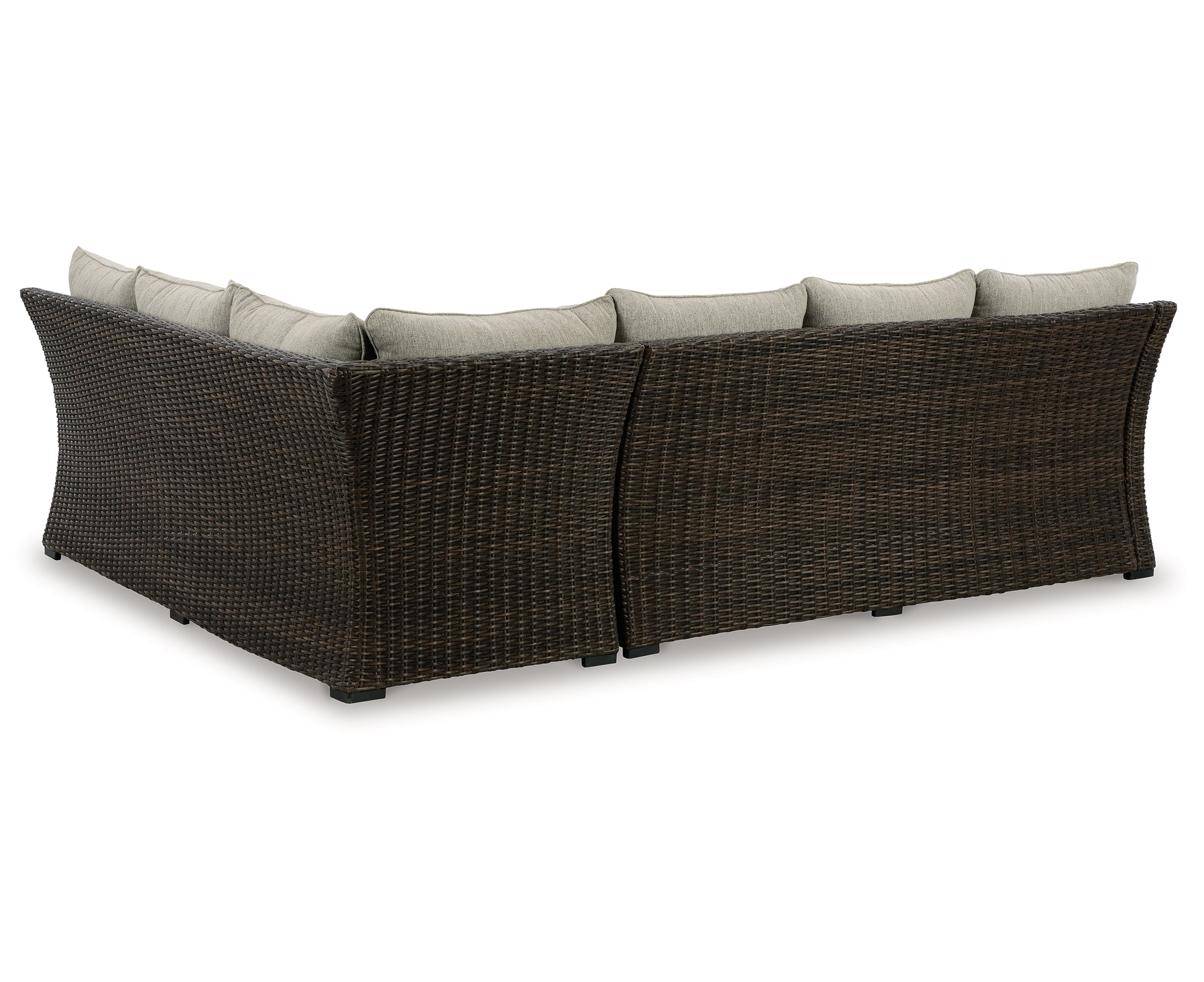 Signature Design by Ashley Brook Ranch P465822 Outdoor Sofa Sectional
