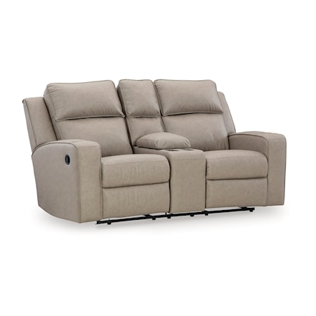 Double Reclining Loveseat w/ Console