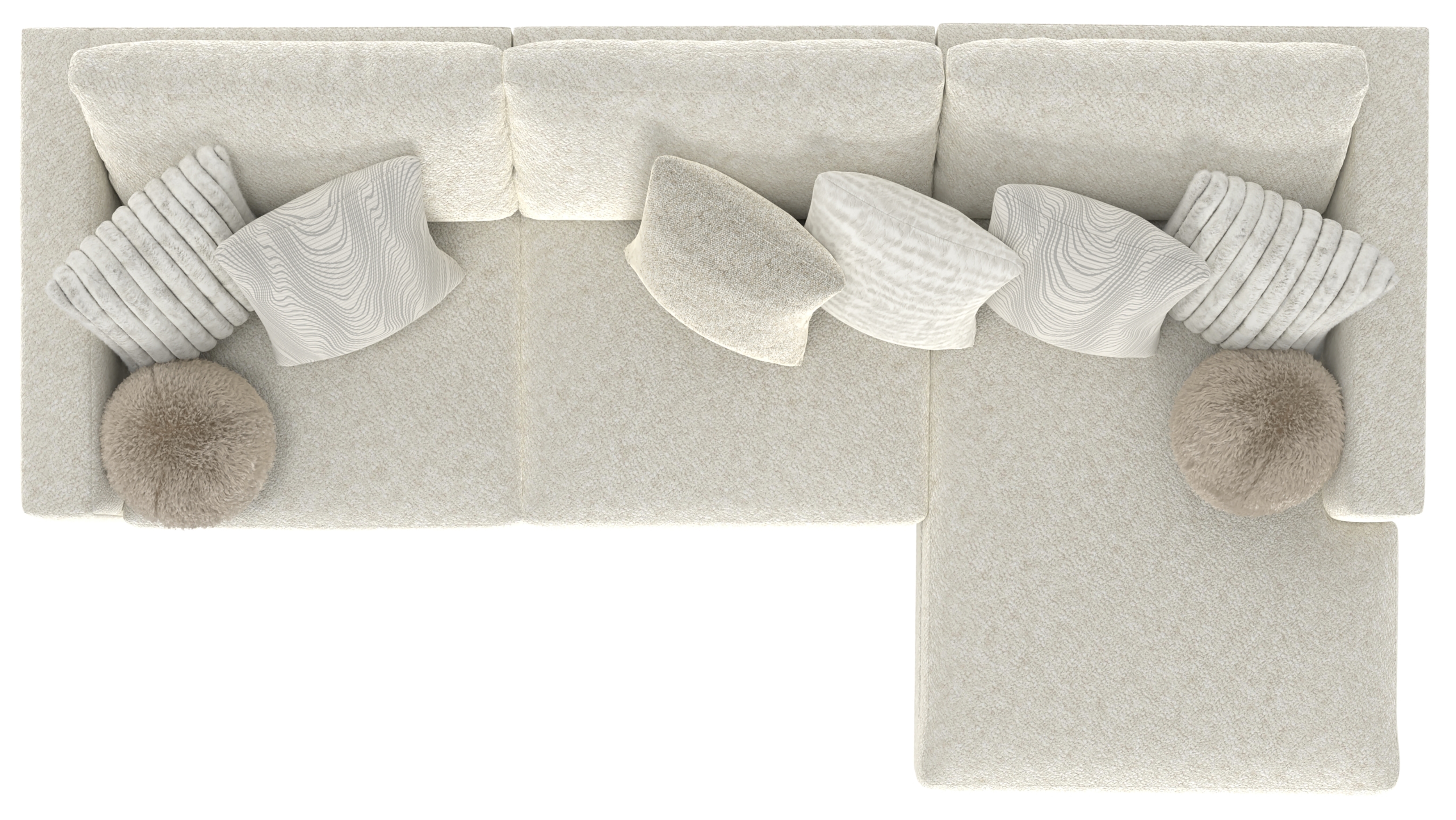 3-Piece Sectional Sofa