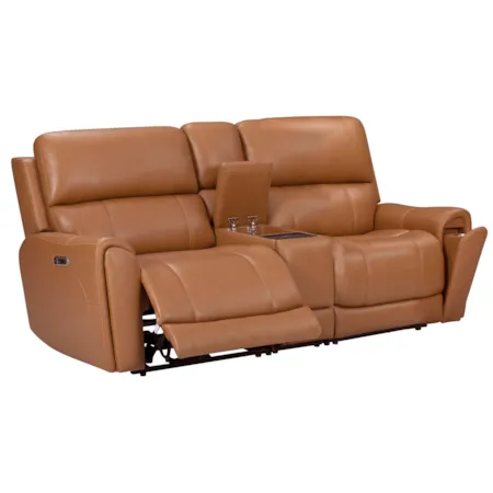 Power Reclining Console Loveseat w/USB Ports