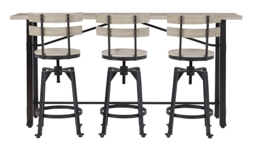 4-Piece Long Counter Table Set