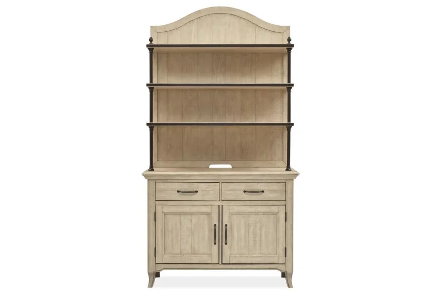 Harlow Dining Buffet with Hutch by Magnussen Home at Reeds Furniture