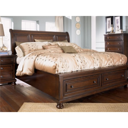 California King Sleigh Bed