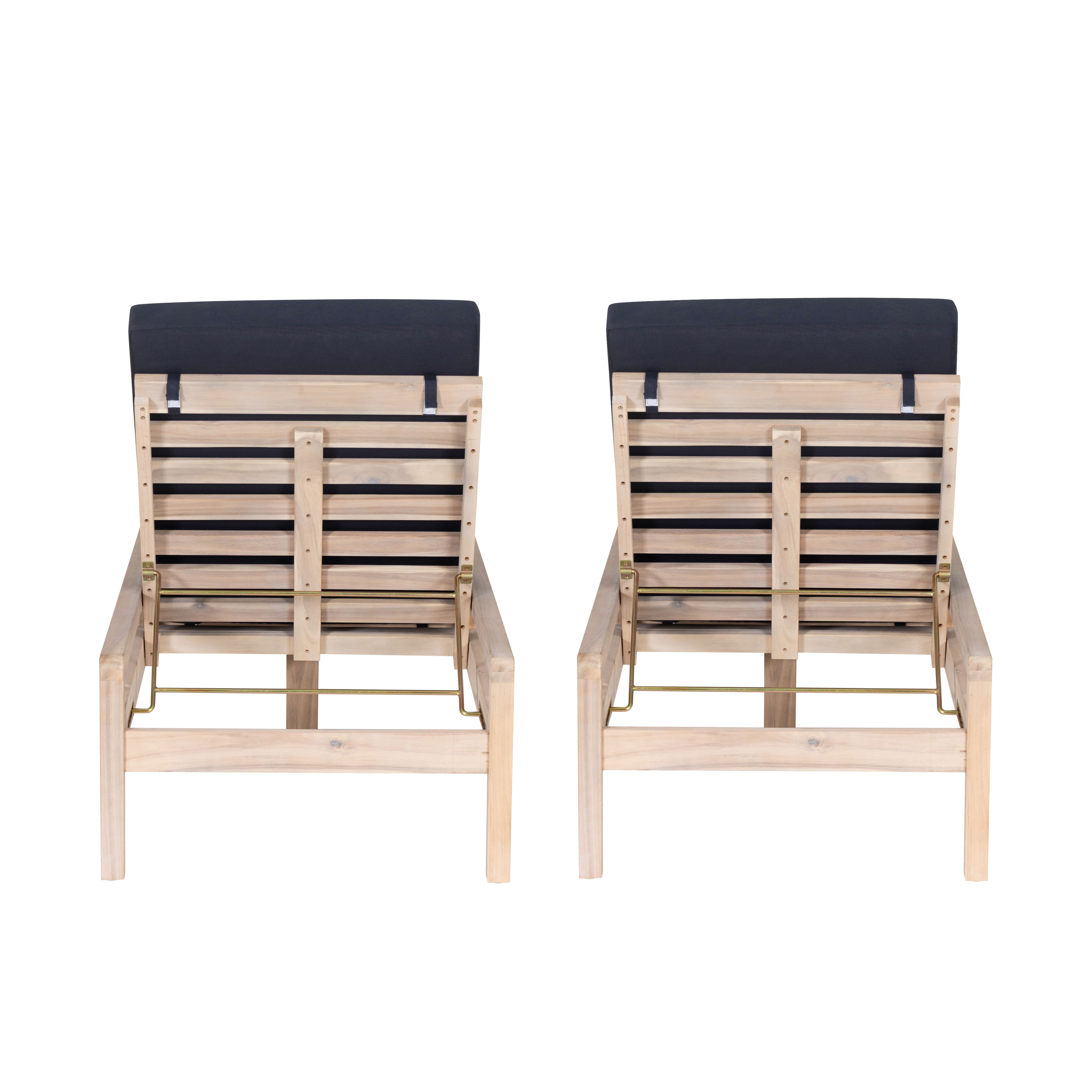 Outdoor Chaise Lounger - Set of 2