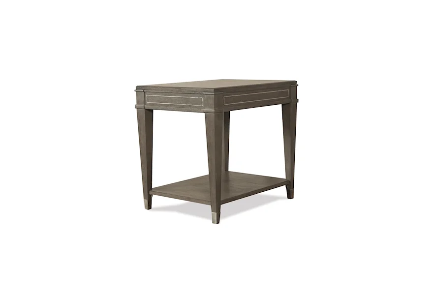 Dara II Rectangle End Table by Riverside Furniture at Zak's Home