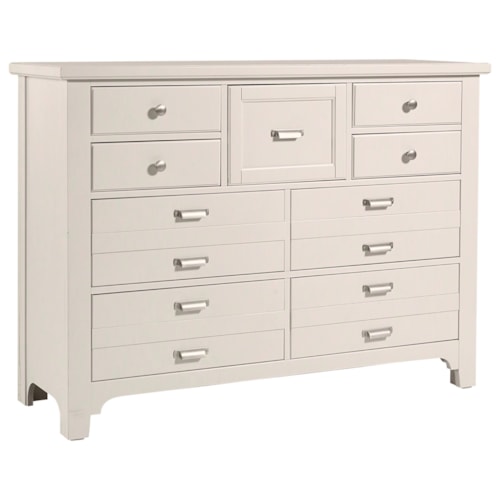 Transitional 9-Drawer Dresser