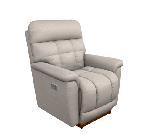 Casual Power Rocking Recliner with Power Headrest