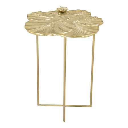 Lotus Side Table Gold
