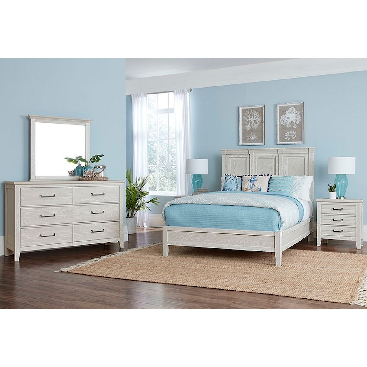 Laurel Mercantile Co. Passageways Queen Low-Profile Bed