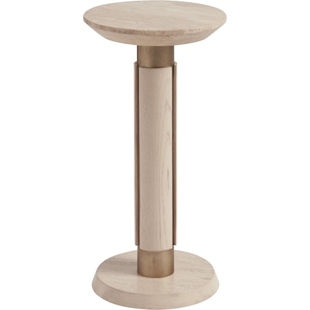 Contemporary Carver Accent Table