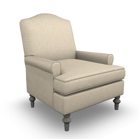 Camel-Back Club Chair