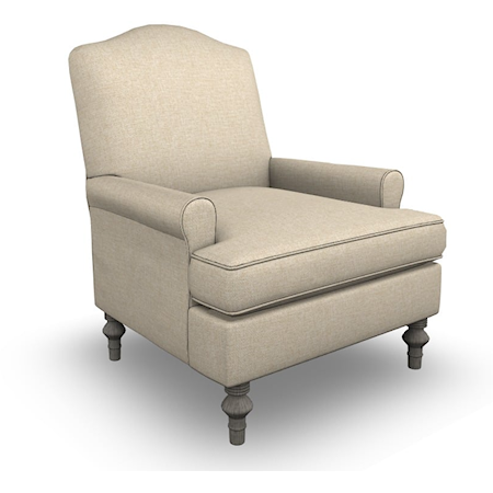 Camel-Back Club Chair