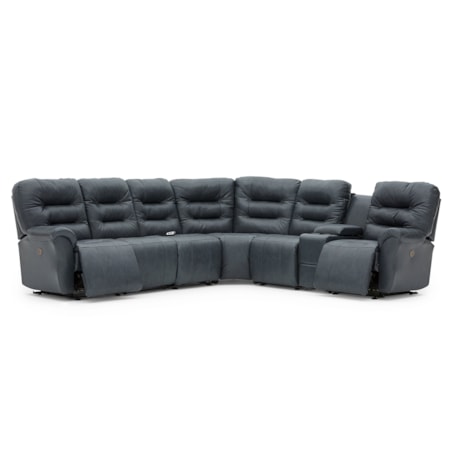 5-Seat Reclining Sectional Sofa