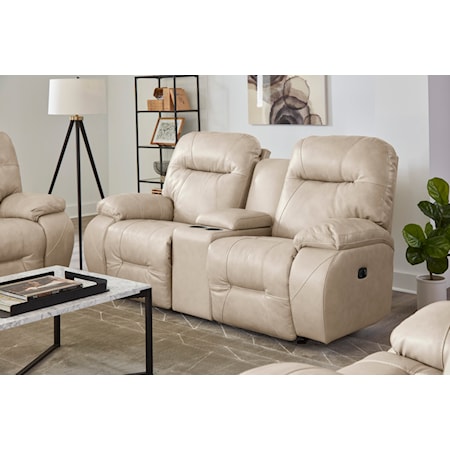 Power Space Saver Console Loveseat