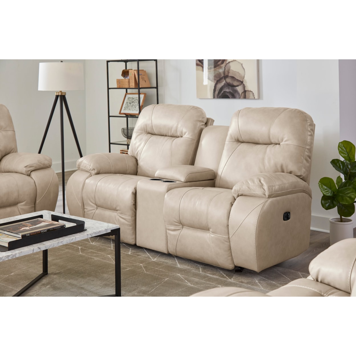 Best Home Furnishings Arial Rocker Console Loveseat