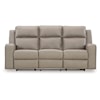 Ashley Furniture Signature Design Lavenhorne Reclining Sofa w/ Drop Down Table