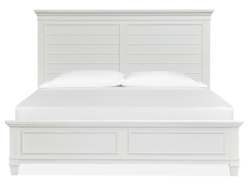 Contemporary California King Panel Bed