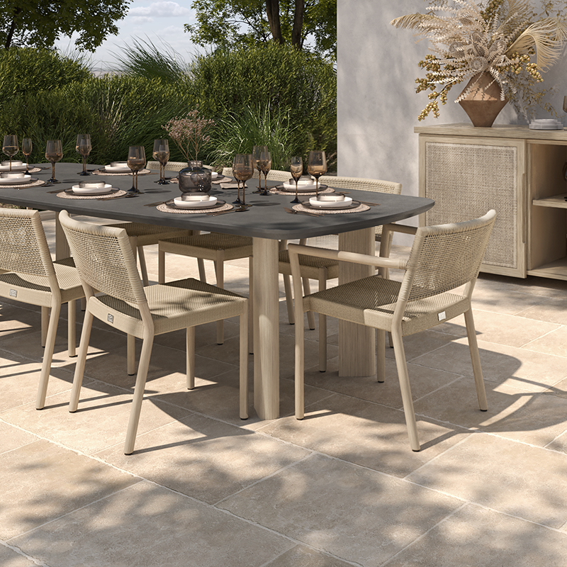 Ebel Orleans Woven Dining Arm Chair