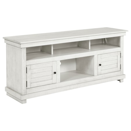 STEWART WHITE 60&quot; TV STAND |